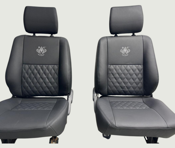 Landcruiser 79 series leather overlanding seats S/C