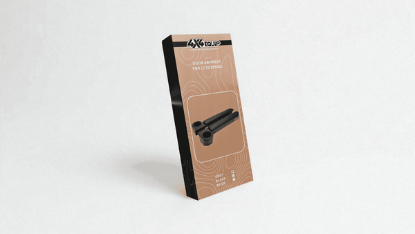 Land Cruiser Armrest and Cupholder Set - Grey