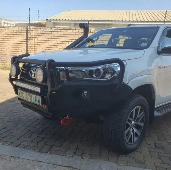 Toyota Hilux Dakar 2018 – 2020 X-Series Front Bumper (With Pipes)