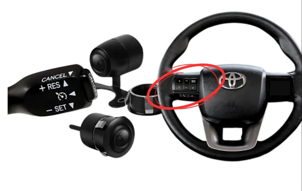 AutoTech Toyota Land Cruiser 2.8 Cruise Control, Reverse Cam and Steering Wheel Button Combo Deal